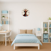 Detské nástenné hodiny MPM Raff - béžová 4598.13, 30cm